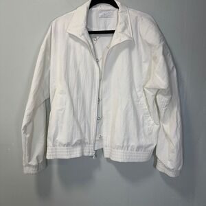 Fred Perry Sportswear Vintage White Full Zip Track Jacket H2192/964‎ Mens UK 14